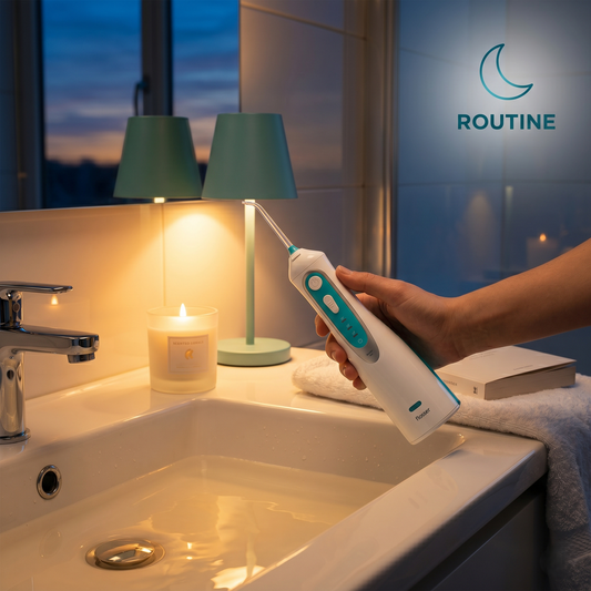 Why You Should Add a Water Flosser to Your Evening Routine