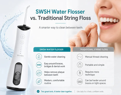 SWSH S20 Water Flosser - White Comparison