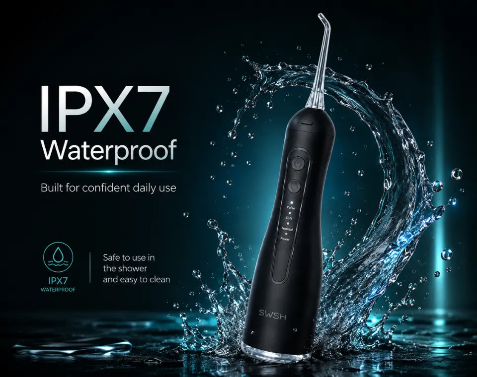 SWSH E30 Water Flosser - Black IPX7